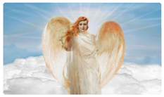 DNSEMP-C-118-BL Angel Clouds Blue